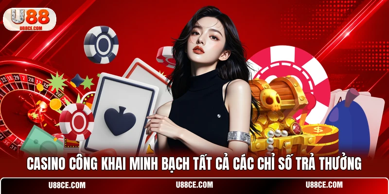 Casino công khai minh bạch tất cả các chỉ số trả thưởng