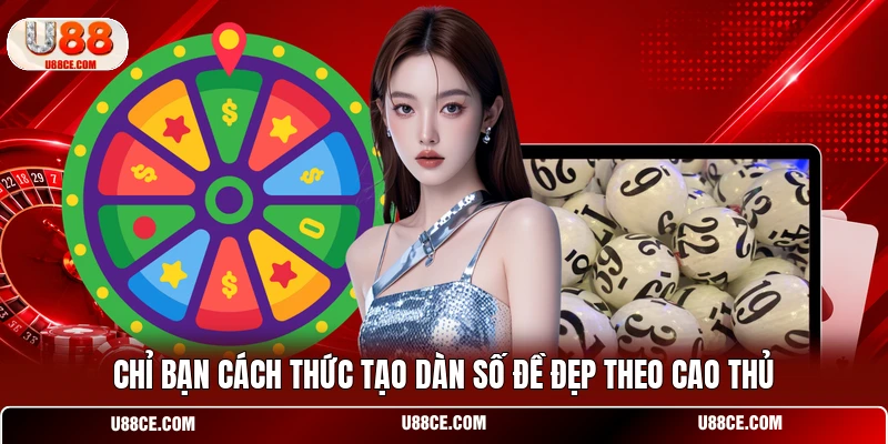 Chỉ bạn cách thức tạo dàn số đề đẹp theo cao thủ