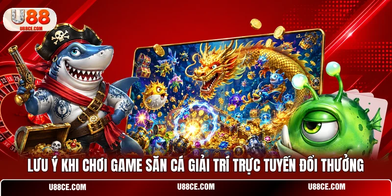 Lưu ý khi chơi game săn cá giải trí trực tuyến đổi thưởng