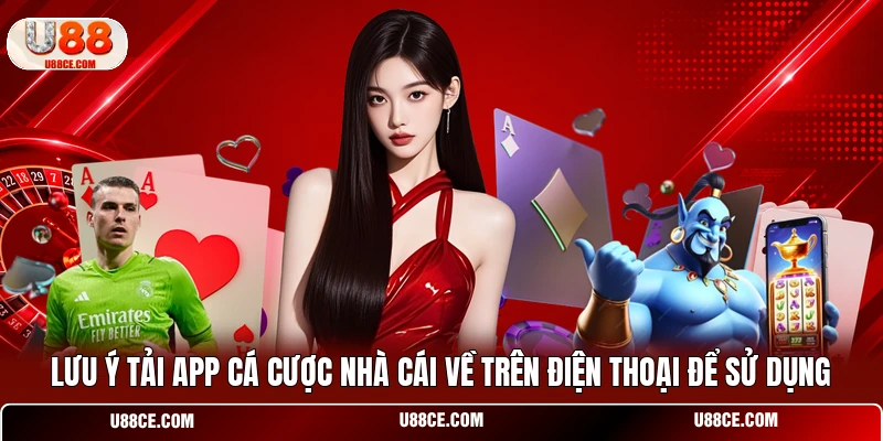 Lưu ý tải app cá cược nhà cái về trên điện thoại để sử dụng