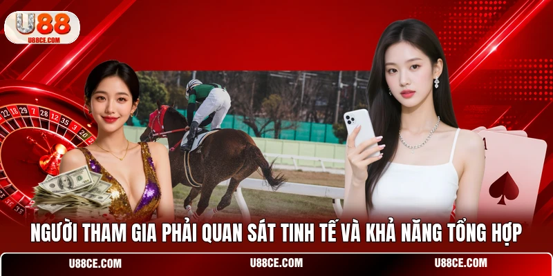 Người tham gia phải quan sát tinh tế và khả năng tổng hợp