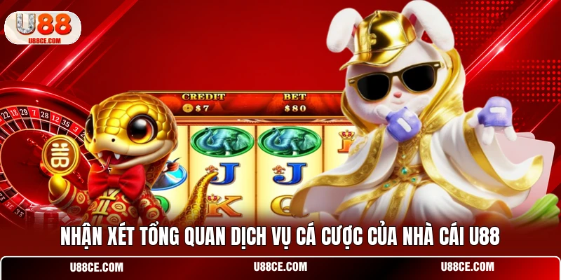 Nhận xét tổng quan dịch vụ cá cược của nhà cái U88