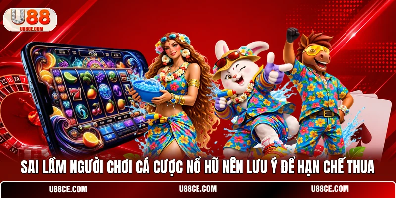 Sai lầm người chơi cá cược nổ hũ nên lưu ý để hạn chế thua