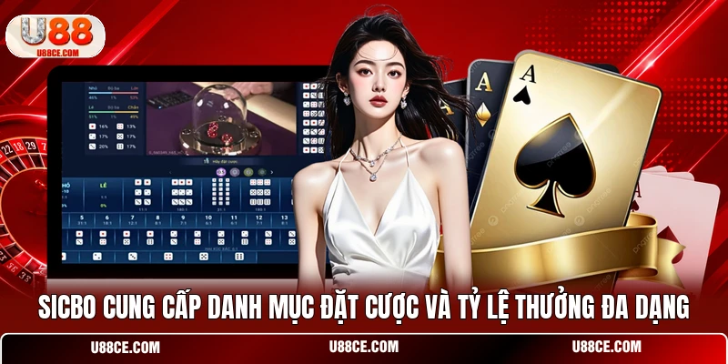 Sicbo cung cấp danh mục đặt cược và tỷ lệ thưởng đa dạng