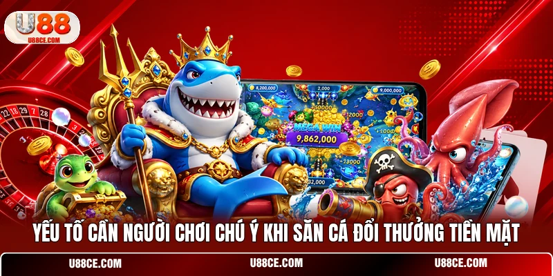 Yếu tố cần người chơi chú ý khi săn cá đổi thưởng tiền mặt